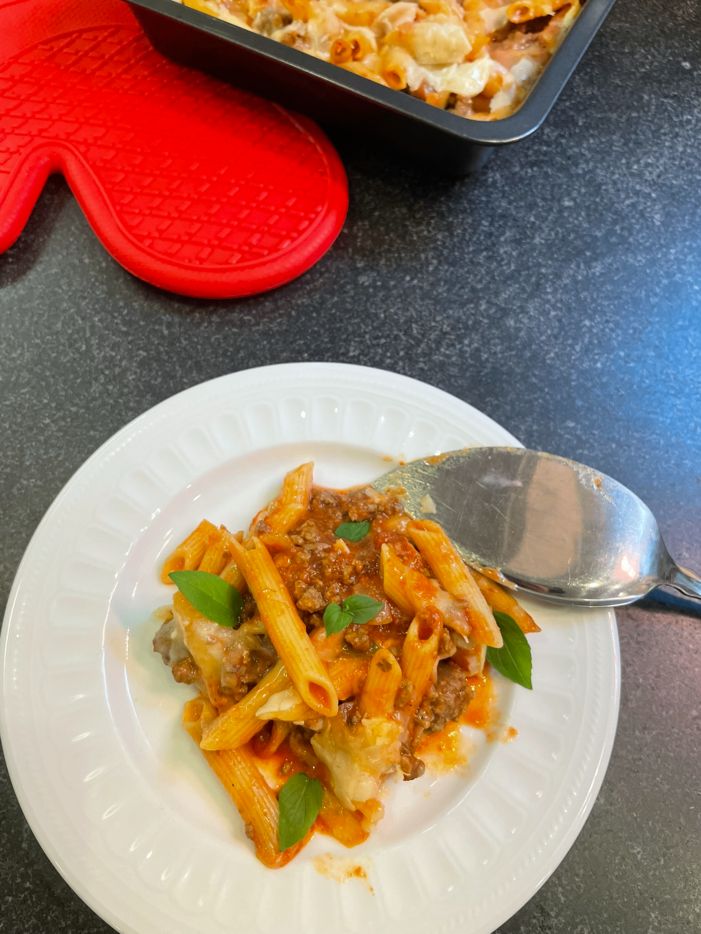 Penne with Meat Sauce detail 6